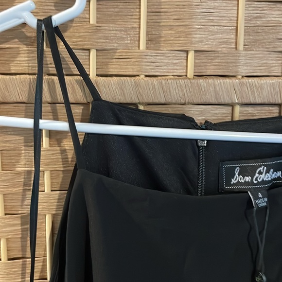 Sam Edelman Black Pleated Skirt Maxi Dress 4 - Picture 4 of 12